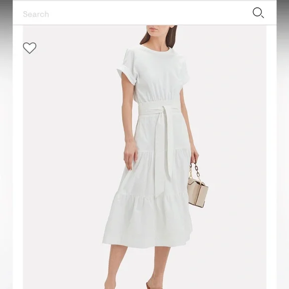 Veronica Beard Trail Belted Cotton Midi Dress - Picture 8 of 8